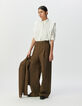 Camisa blanca cortes laterales mujer-1