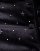 Girls’ black quilted embroidered velvet cardigan-9