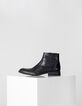 Boots noirs en cuir Homme-1