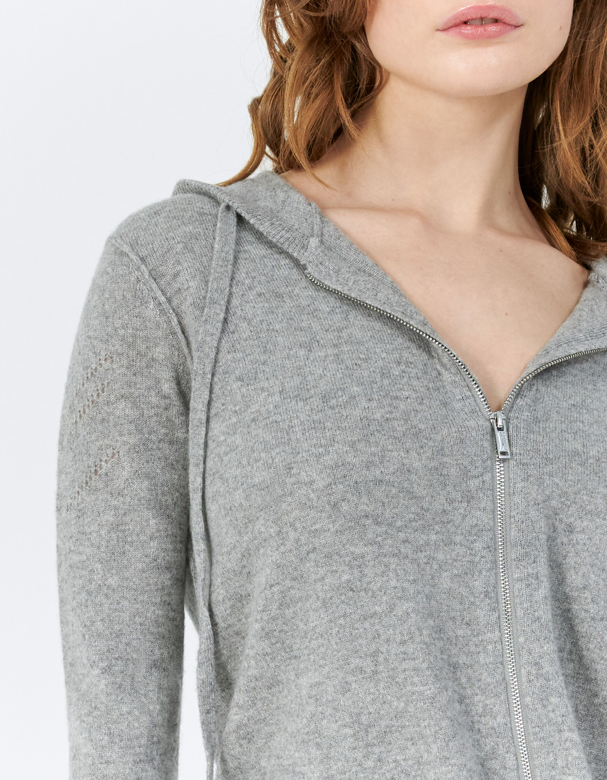 Pull cachemire capuche femme best sale