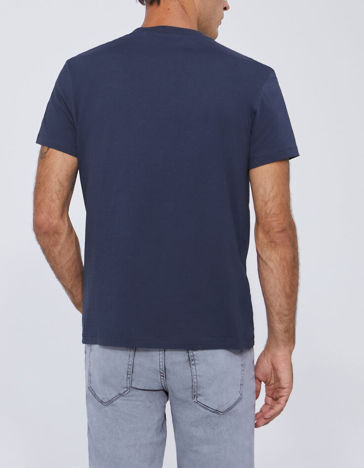 Marine T-shirt Hip-Hop stripopdruk Heren-3