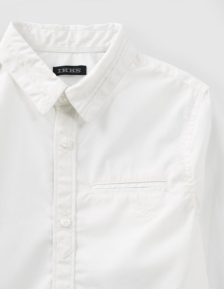 Chemise blanche garçon-4 Chemise blanche garçon-4