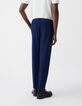 Herenjoggingbroek indigo seersucker-3