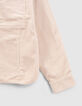 Beige jasje ribfluweel meisjes-4