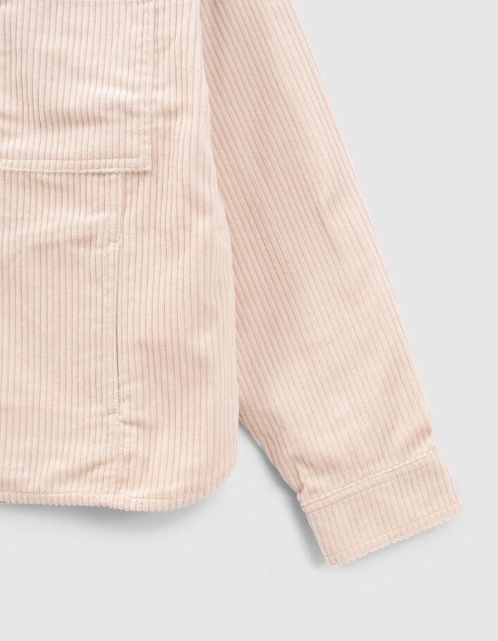 Chaqueta beige pana niña-5