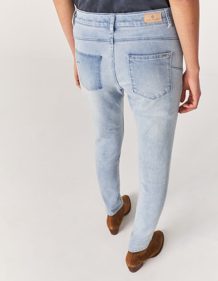 Women’s organic patch-look sculpt up 7/8 jeans - IKKS