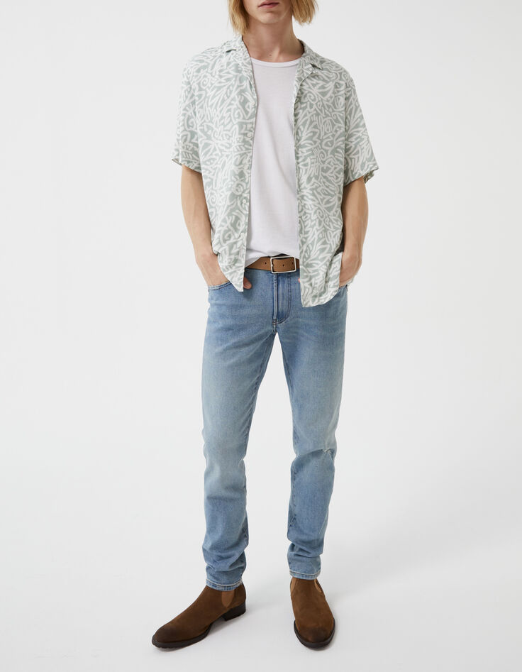 Jean SLIM indigo Liam Homme-1