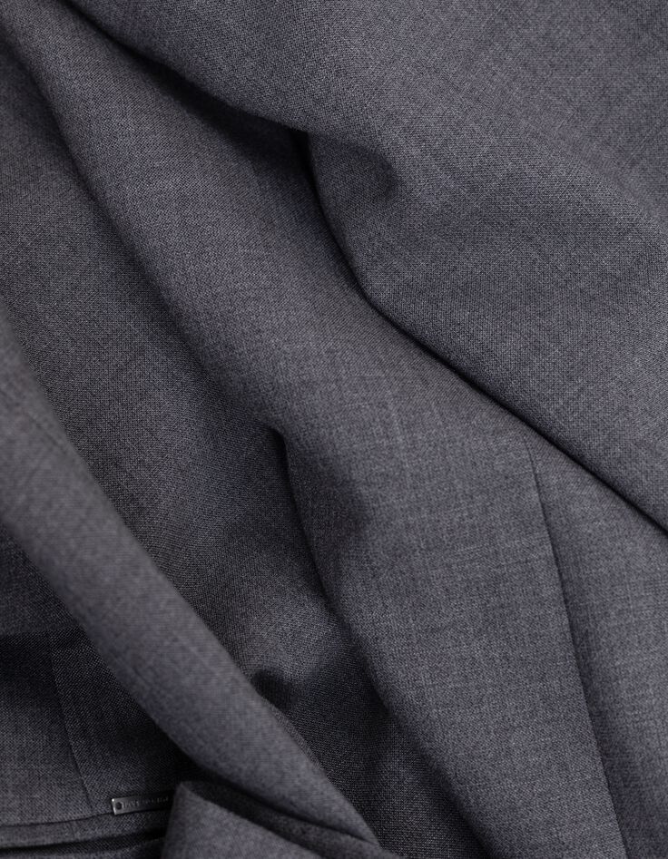 Women's oversized grey faux-uni suit jacket-10
