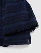 Shorts azul marino rayas bebé niña-4