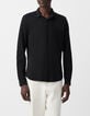 Men&rsquo;s black Interlock REGULAR shirt-1