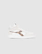 Baskets blanches et imprimé léopard Diadora® femme-1