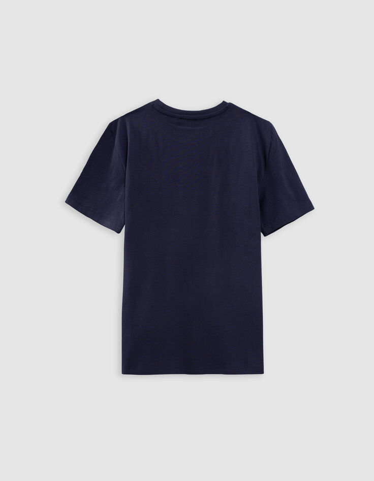 Marine Jungen-T-Shirt, Biobaumwolle, Spirale-Muschel-3