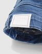 Jean SLIM bleu ultra-résistant print et embossage garçon-4