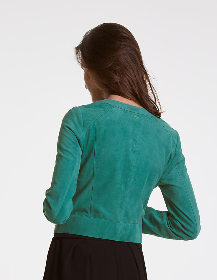 Blouson tailleur cuir femme-3