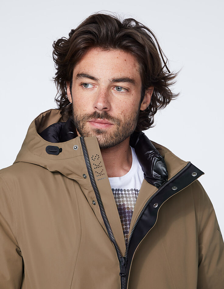 Parka beige matelassage DUPONT™SORONA® noir Homme-5