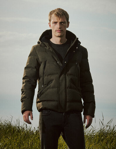 Doudoune kaki WATERPROOF Homme - IKKS