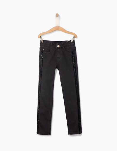 Girls’ sequin slim jeans - IKKS