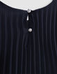 Marine plisséjurk sierstuds meisjes-7