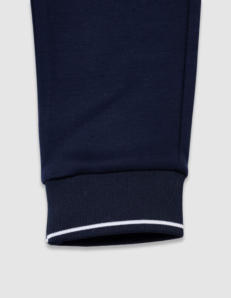 Pantalon de jogging marine typo cordons garçon-8 Pantalon de jogging marine typo cordons garçon-8