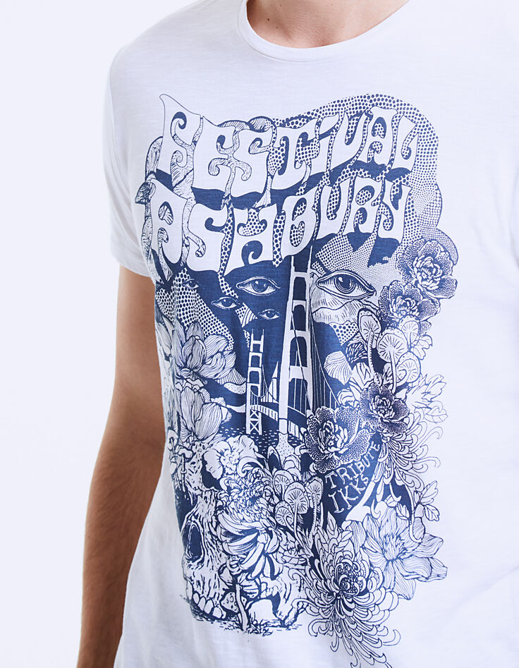 Men's white Ashbury T-shirt-2 Men's white Ashbury T-shirt-2