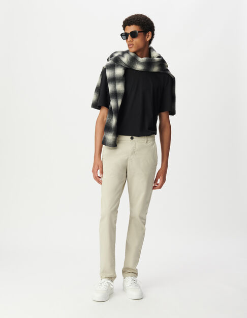 Pantalón chino SLIM mastic Hombre - IKKS