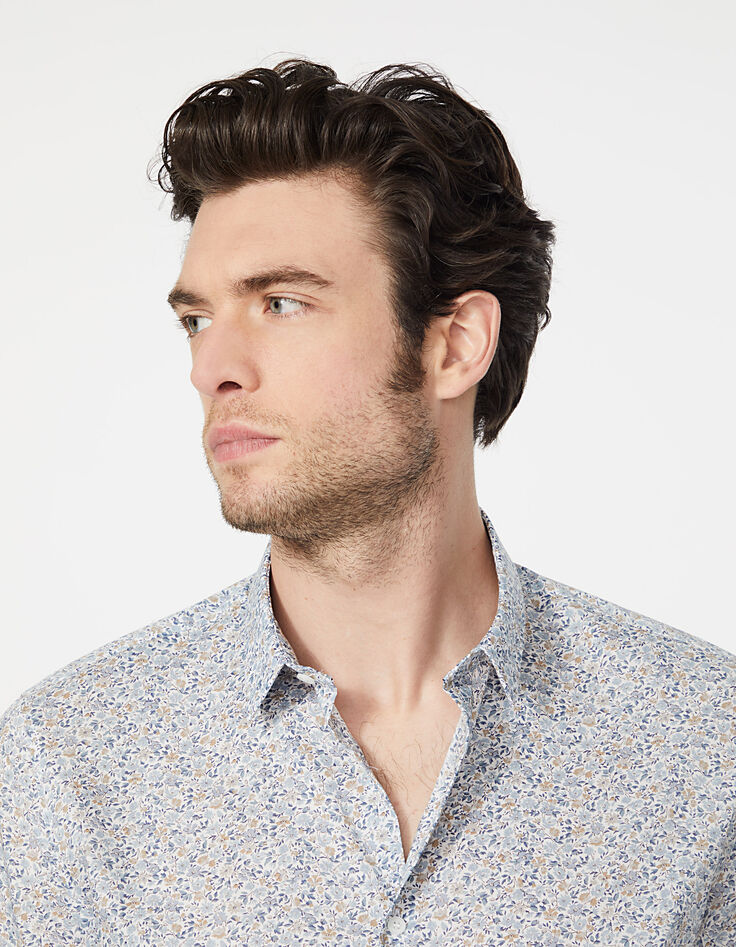Stone SLIM-Herrenhemd mit Liberty®-Blumenprint-4 Stone SLIM-Herrenhemd mit Liberty®-Blumenprint-4