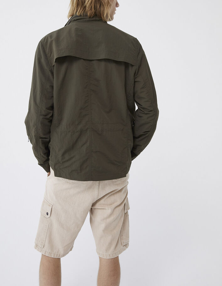 Men’s khaki nylon safari jacket - IKKS