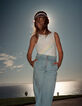 Pantalon fluide blue beach en Tencel© fille-5