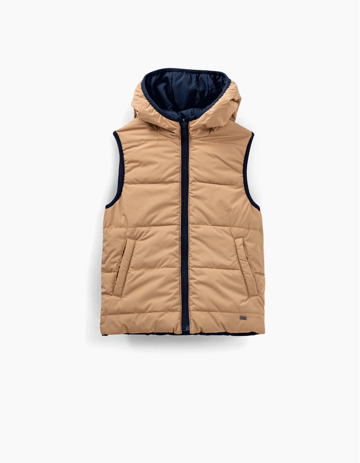 Doudoune sans on sale manches enfant
