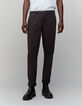 Heren bruine SLIM chino broek-2