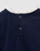 Sudadera azul marino mensaje cuello Harry Potter niña-8