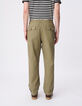 Pantalon charpentier kaki coton bio Homme-4