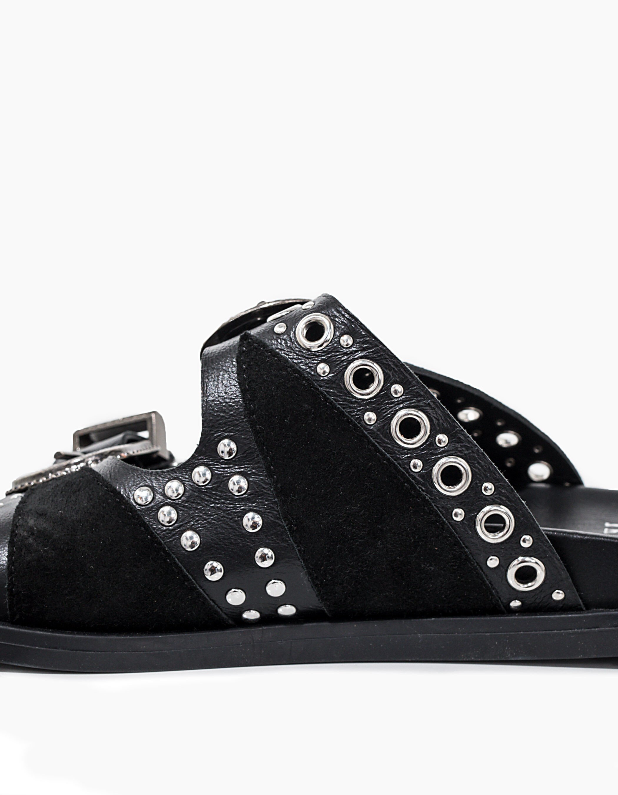 Sandales boucles western sales