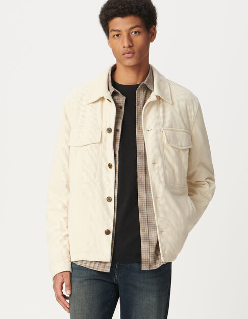 Chaqueta blanca pana hombre - IKKS