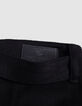 Belted black baggy jeans in Lyocell® Women-7