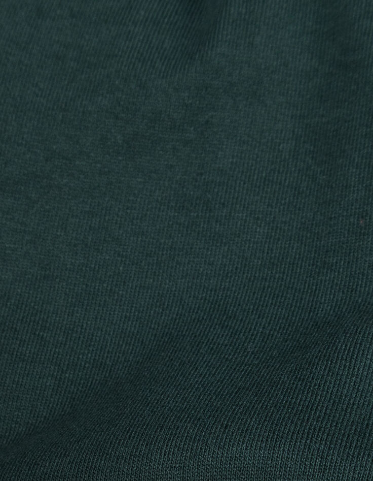 Jogging verde bolsillo bimaterial niño-10
