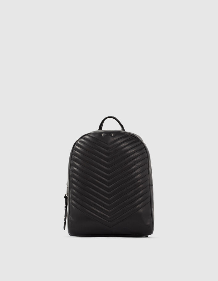MEDIUM 1440 women’s quilted chevron backpack-1