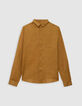Men’s saffron linen SLIM shirt-4