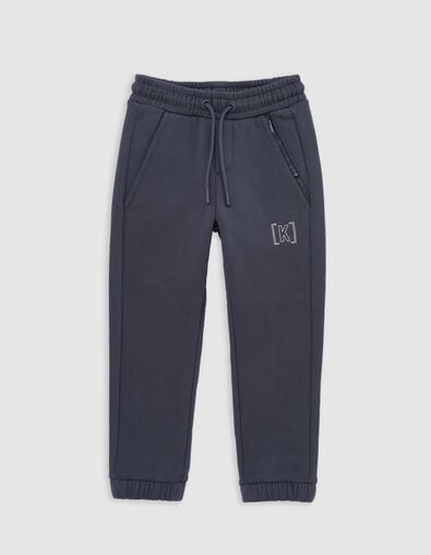 Ch&aacute;ndal gris de ni&ntilde;o con cremallera y un bolsillo - IKKS