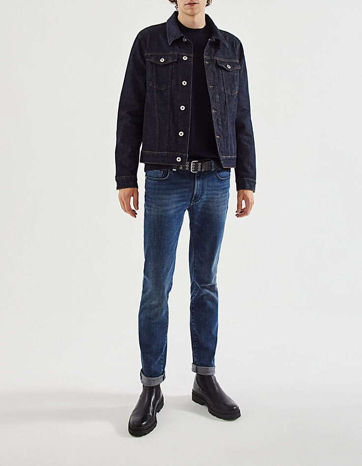 Men’s navy DRY FAST sweater with stitched knit on back -6 Men’s navy DRY FAST sweater with stitched knit on back -6