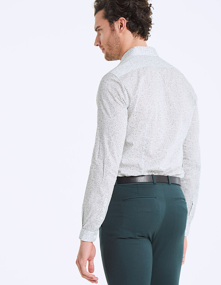 Camisa slim Liberty flores blue green Hombre-4
