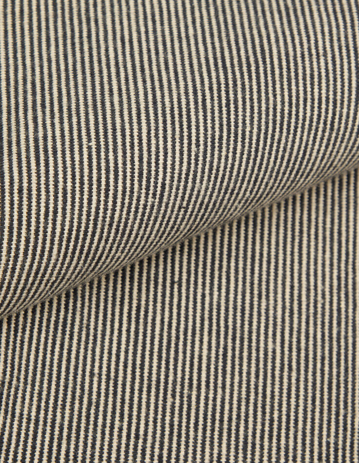 Pantalon battle gris motif rayures Homme-7