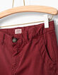 Bordeauxrote Jungenhose -4