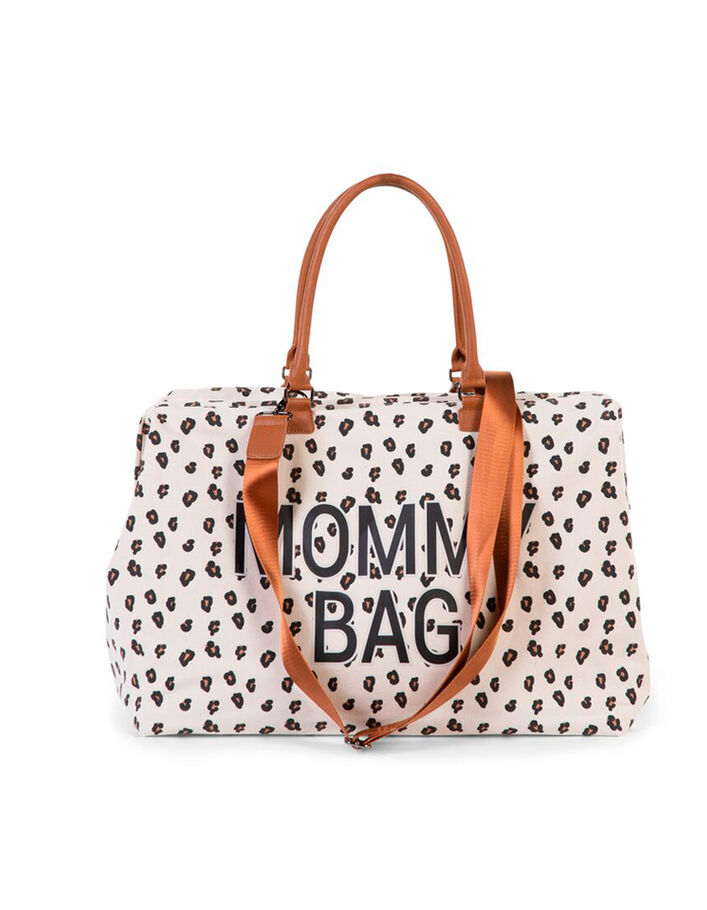 Ecru luiertas Mommy Bag luipaardprint CHILDHOME - IKKS