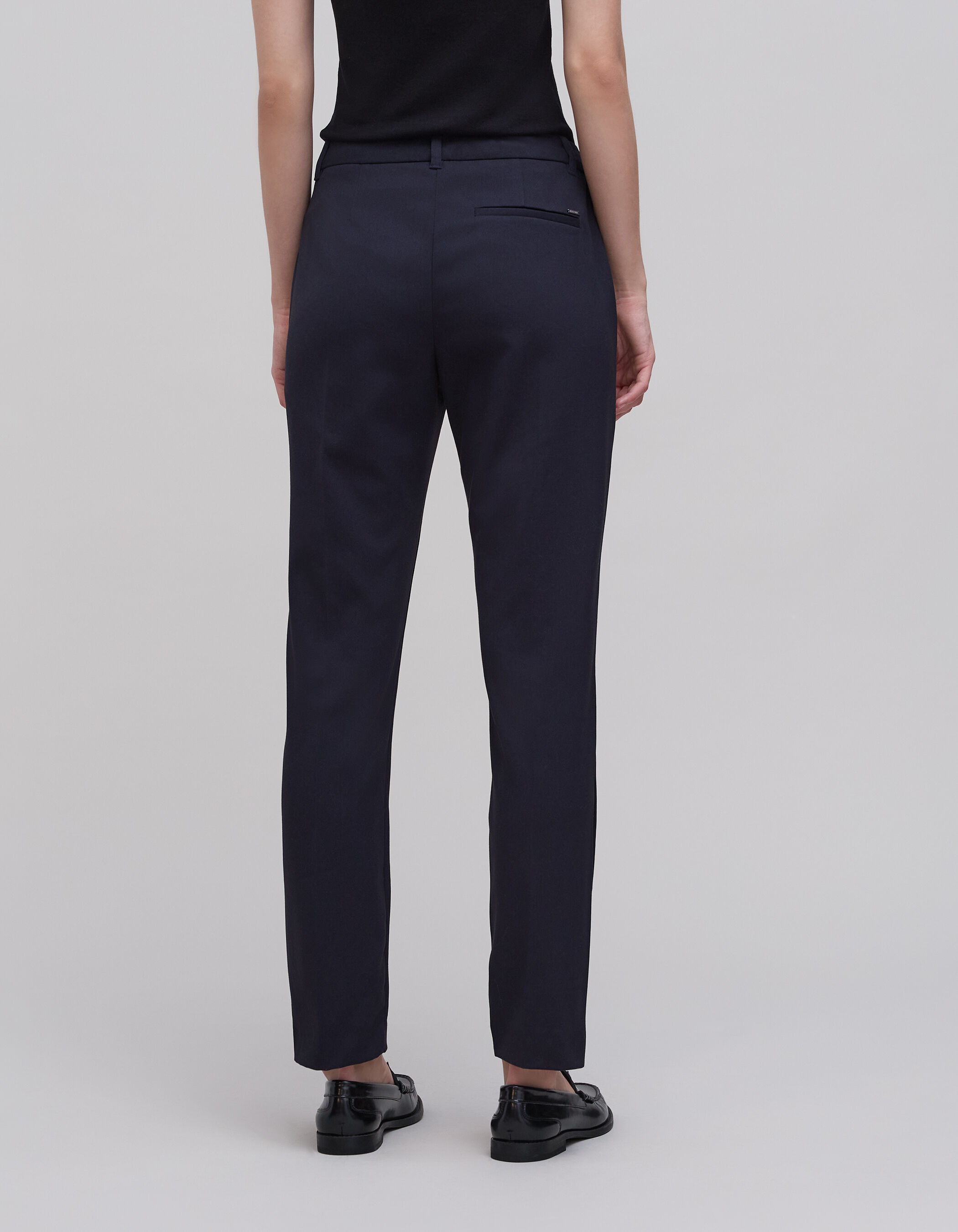 Pantalon de costume marine ganses fantaisie Femme IKKS