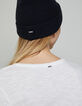 Tee-shirt blanc cassé coton modal flammé visuel tatoo femme-5