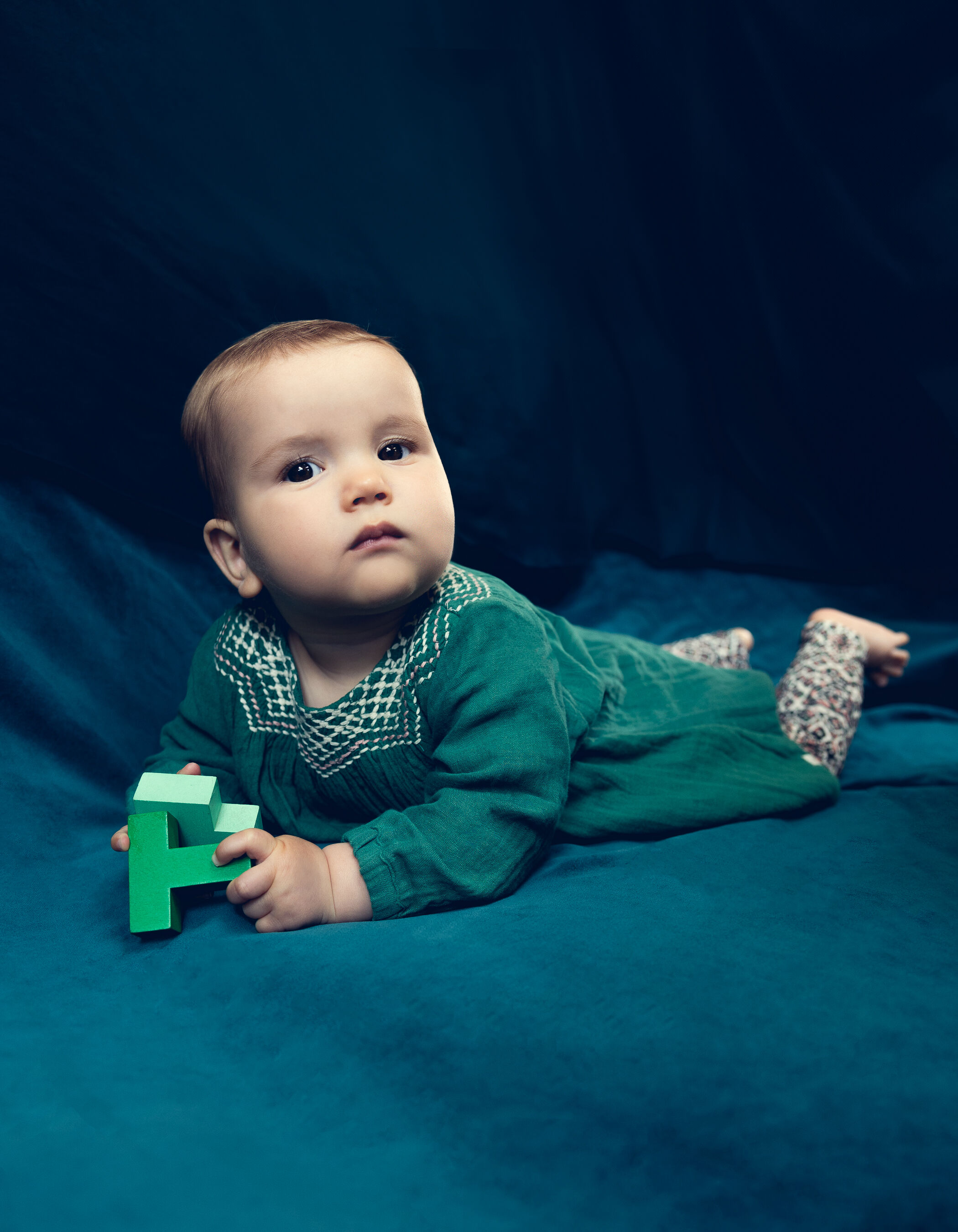 Robe verte bebe fille on sale