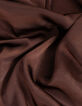 Jupe midi marron satiné Femme-6
