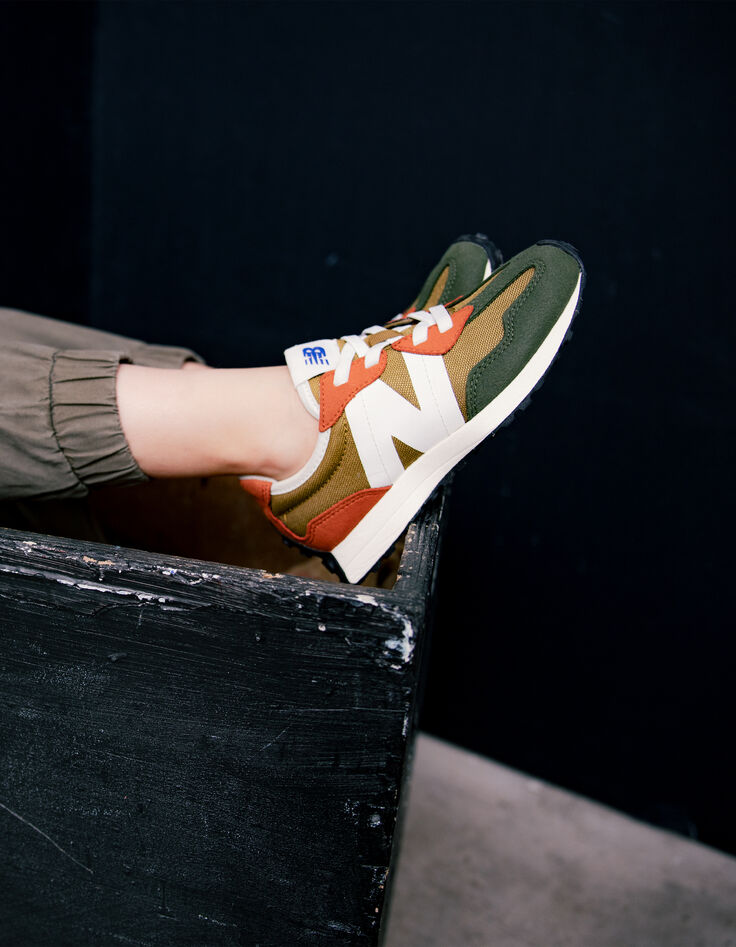 Boys’ khaki New Balance 327 trainers-2