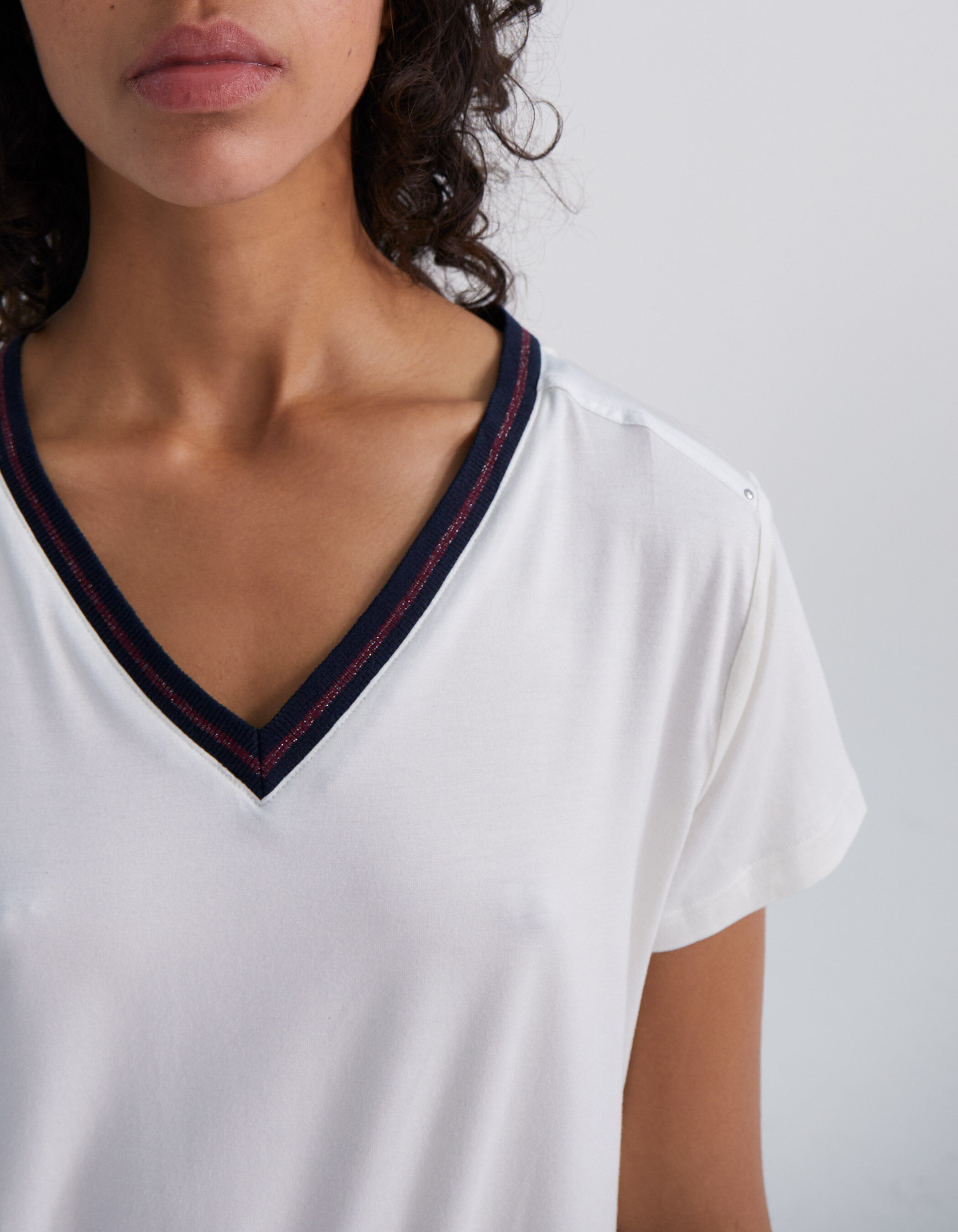 Tee shirt ecru clearance femme